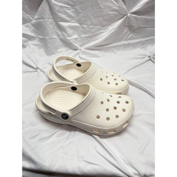 Croc Sandals, size 4 KIDS, 6 Womens - White - Picture 4 of 5